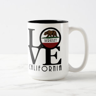 LOVE Berkeley California 15oz Two-Tone Coffee Mug