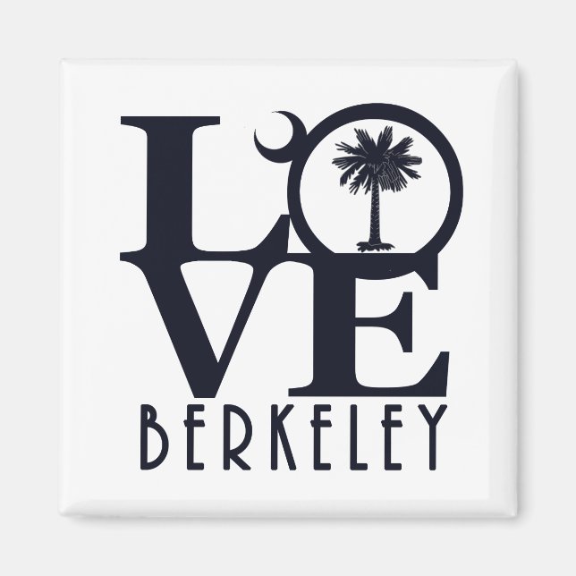 LOVE Berkeley SC Magnet (Front)