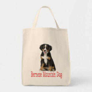 Love Bernese Mountain Dog Puppy Rescue Adoption Tote Bag
