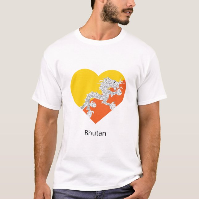 Love Bhutan T-Shirt (Front)
