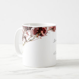 Love bible verse floral mug