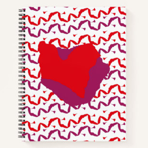 Love.Big Heart/Corazon Grande love by Masanser pix Notebook