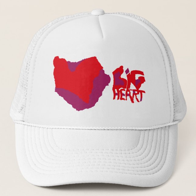 Love.Big Heart/Corazon Grande love by Masanser pix Trucker Hat (Front)
