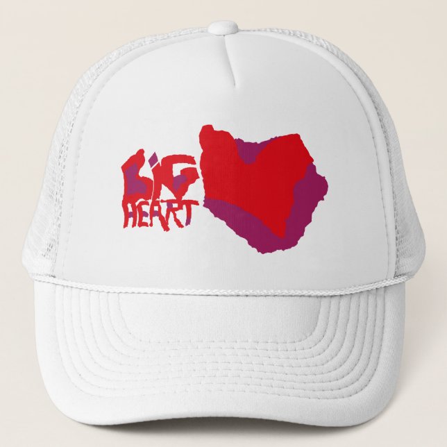 Love.Big heart/Corazon Grande love by Masanser pix Trucker Hat (Front)