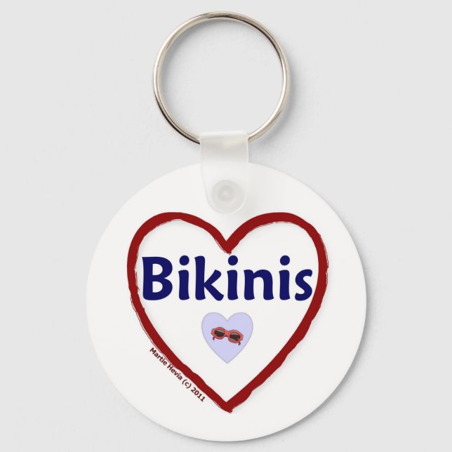 Love Bikinis Key Ring (Front)