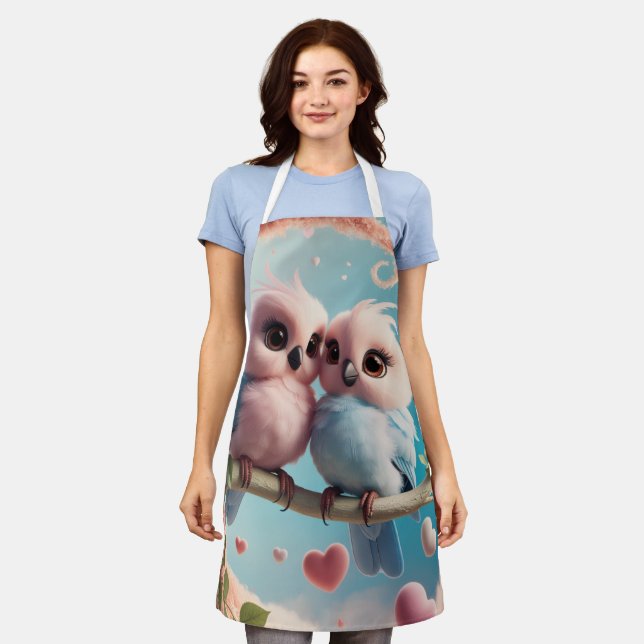 Love Bird Aprons  (Worn)