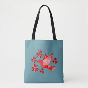 LOVE BIRD ARTISTIC GIFT WOMEN , GIRLFRIEND TOTE BAG