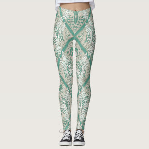 love bird lace mint leggings