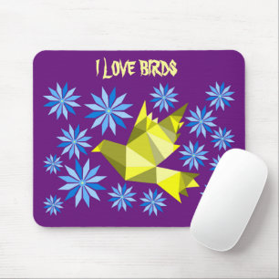 LOVE BIRD MOUSE PAD