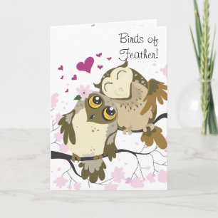 Love Bird Owls Greeting Card