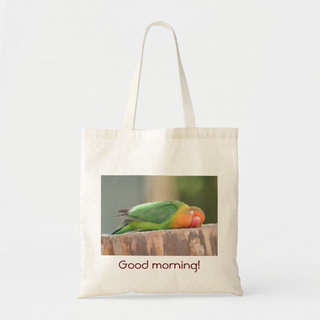 Love bird sleeping tote bag (Front)