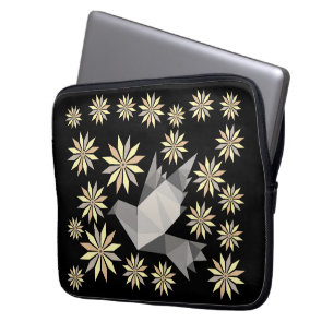 LOVE BIRD WITH FLOWER GIFT SPECIAL DAY,  BIRTHDAY LAPTOP SLEEVE