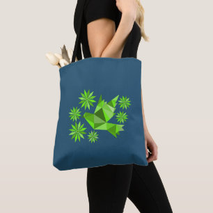 LOVE BIRD WITH FLOWER GIFT SPECIAL DAY, BIRTHDAY TOTE BAG
