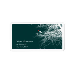 Love Birds 2, wedding address labels