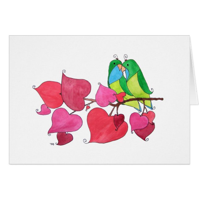 Love Birds, Blank (Front Horizontal)