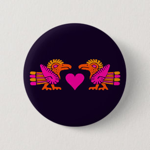 Love Birds button - customisable