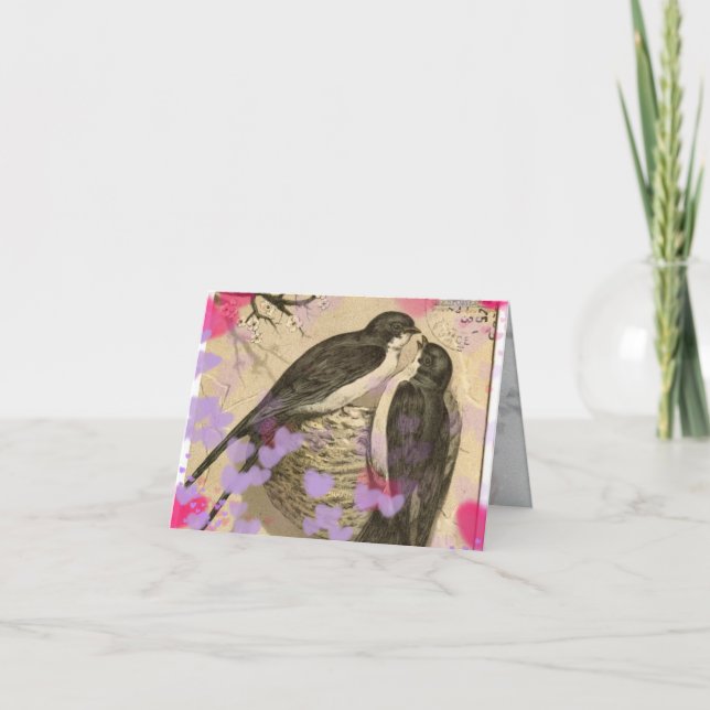  Love Birds Card (Front)