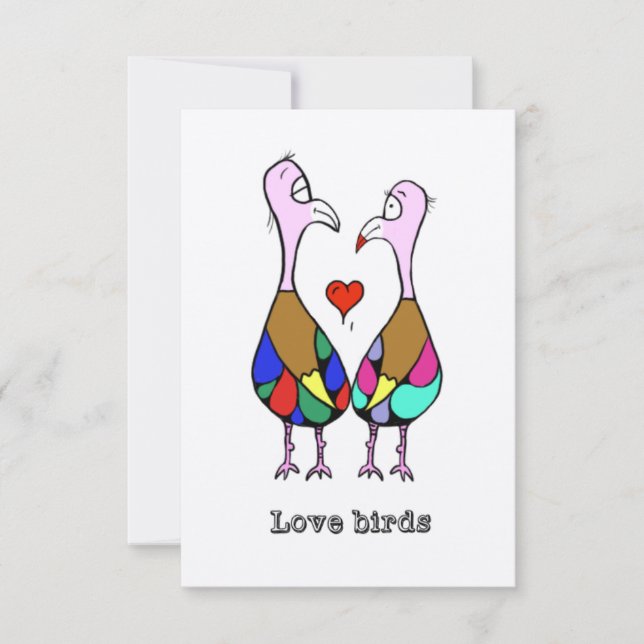 Love Birds Card (Front)