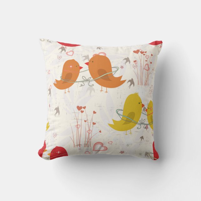 Love Birds Cushion (Front)