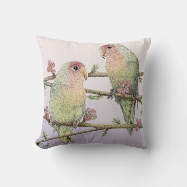 Love Birds Cushion (Front)