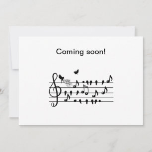 love birds, expecting customisable invitation