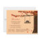 Love Birds Falling Hearts Oak Tree Reception Card