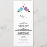 Love Birds & Hearts Wedding