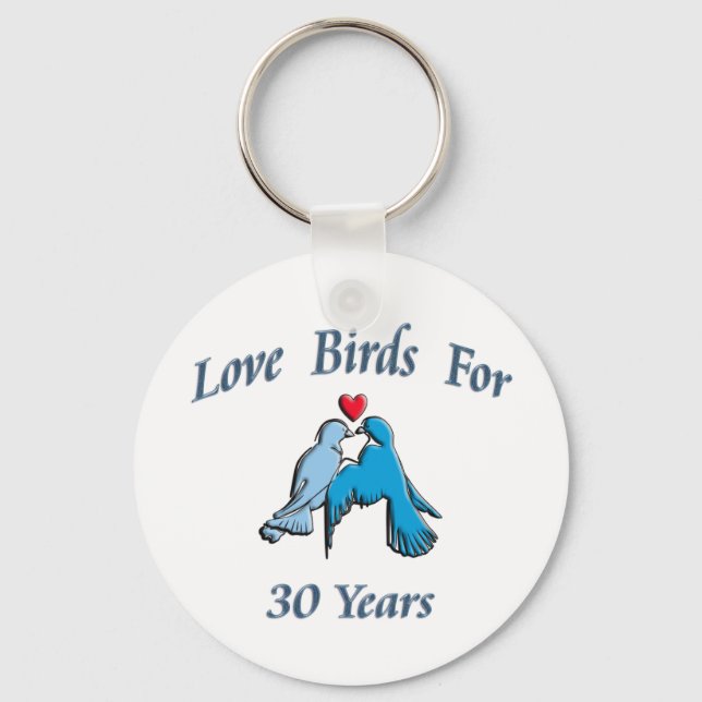 Love Birds Key Ring (Front)