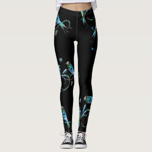 Love Birds Leggings in black