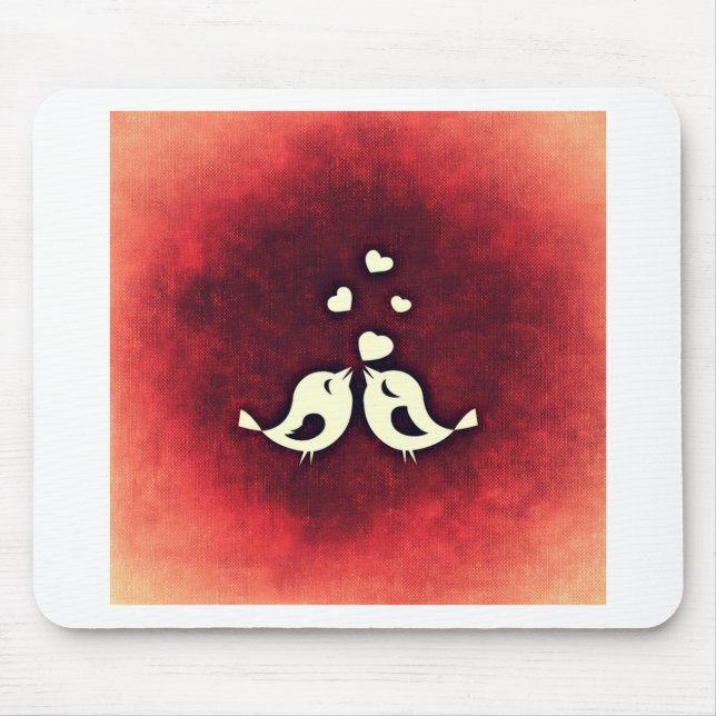 Love birds mouse pad (Front)