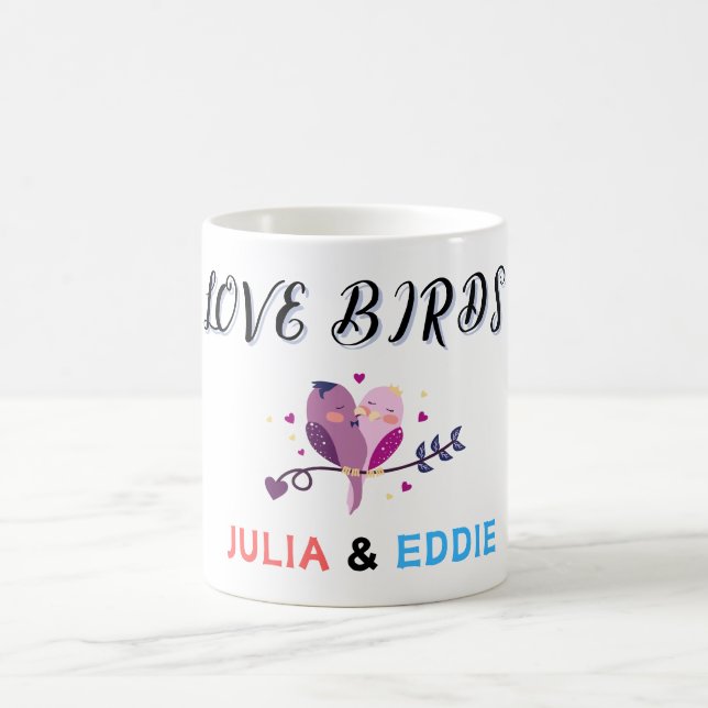 Love Birds Mug Design (Center)