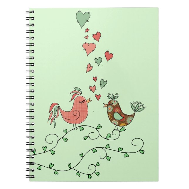Love Birds Notebook (Front)
