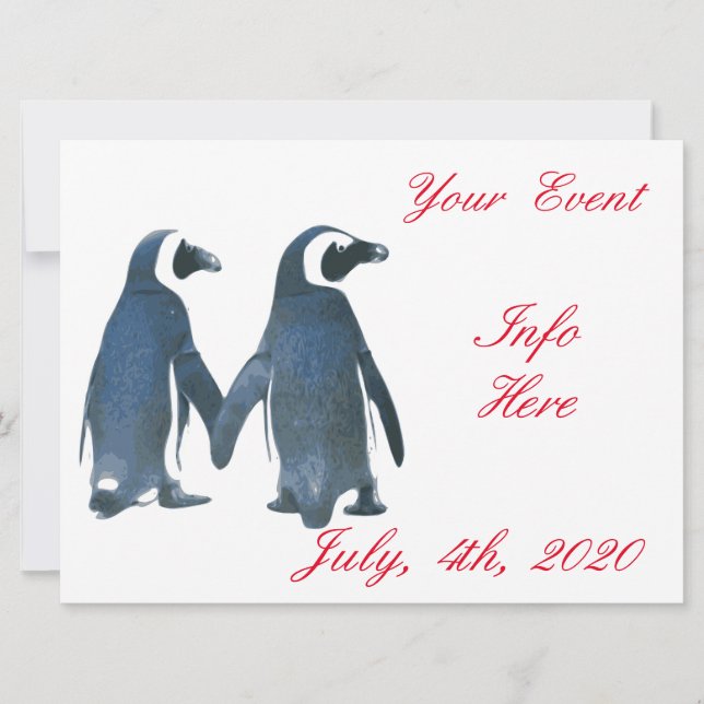 Love Birds Penguin Couple Thunder_Cove (Front)