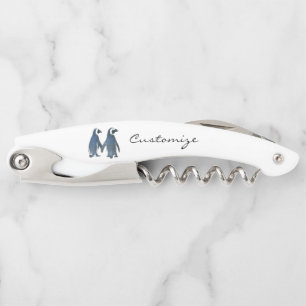 Love Birds Penguin Couple Thunder_Cove Corkscrew