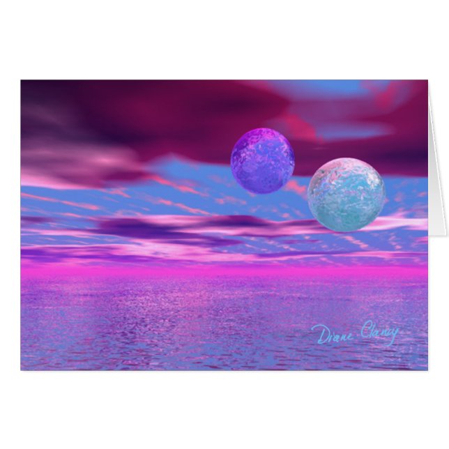 Love Birds - Pink and Purple Passion (Front Horizontal)