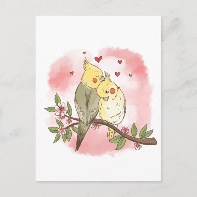 Love Birds Postcard (Front)