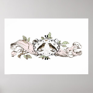 Love birds poster