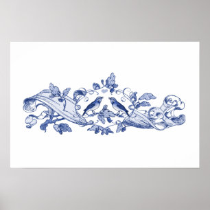 Love birds poster