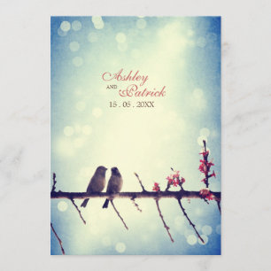 Love birds story 2 invitation