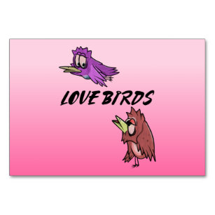 Love birds table number