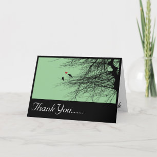 Love Birds, thank you card. Card