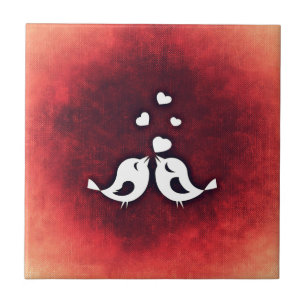Love birds tile