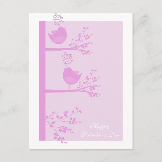 Love Birds Valentine's Day Postcards (Front)