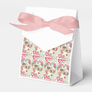 Love Birds Vintage Valentine's Day Party Favour Bo Box