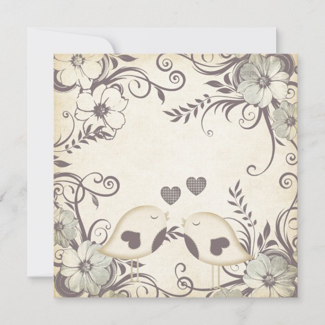 Love Birds Wedding (blank) (Front)