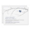 Love Birds Wedding Invitation (navy)