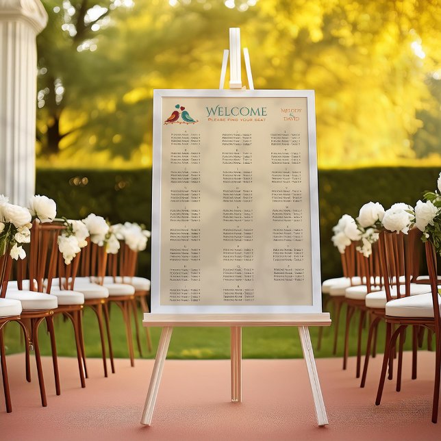 Love Birds Wedding Poster (Creator Uploaded)