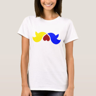 Love Birds with Heart T-Shirt