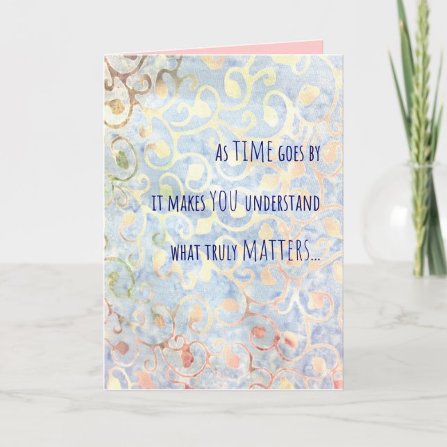 Love Birthday Card, friendship card (Front)