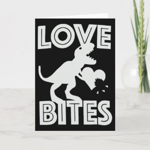 Love Bites Dinosaur Valentine Card